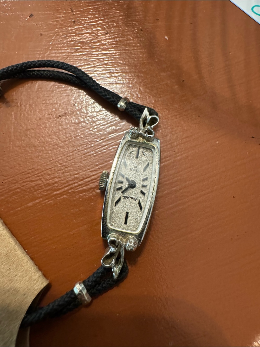 Women's Silver-Tone Vintage Style Watch Pendant Necklace - Silver